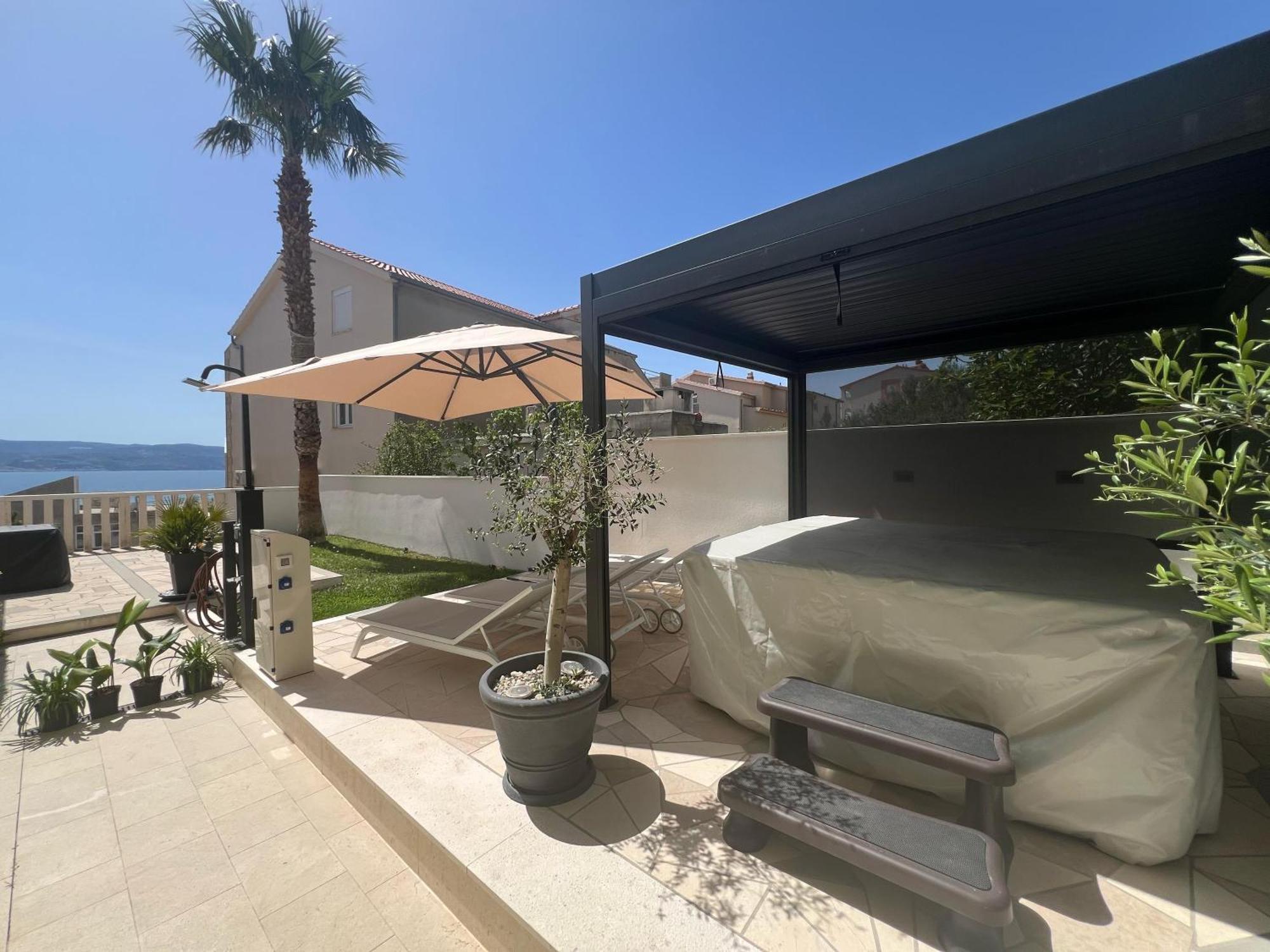 Ferienwohnung Two Palms Duće Exterior foto